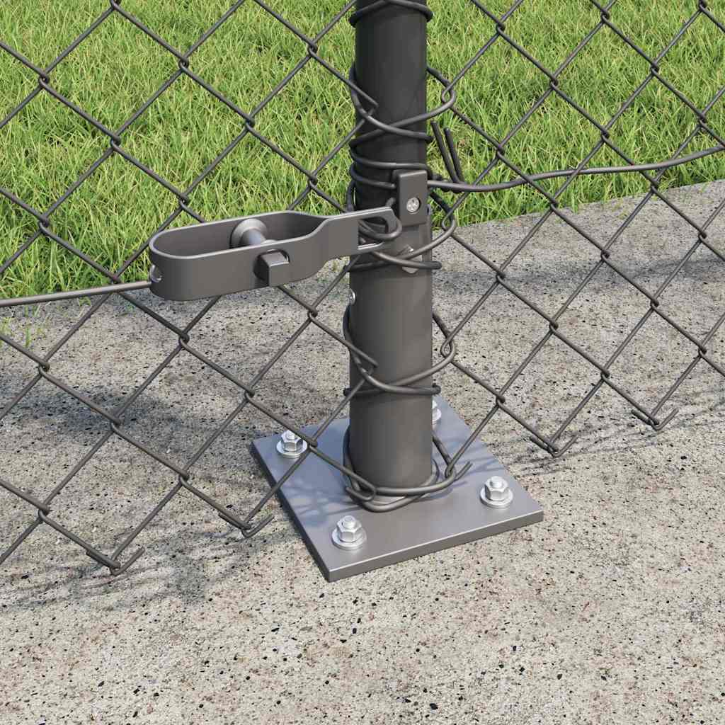 Zavareno žičano ogradno mreža s betonskom podlogom 10 x 1,6 m
