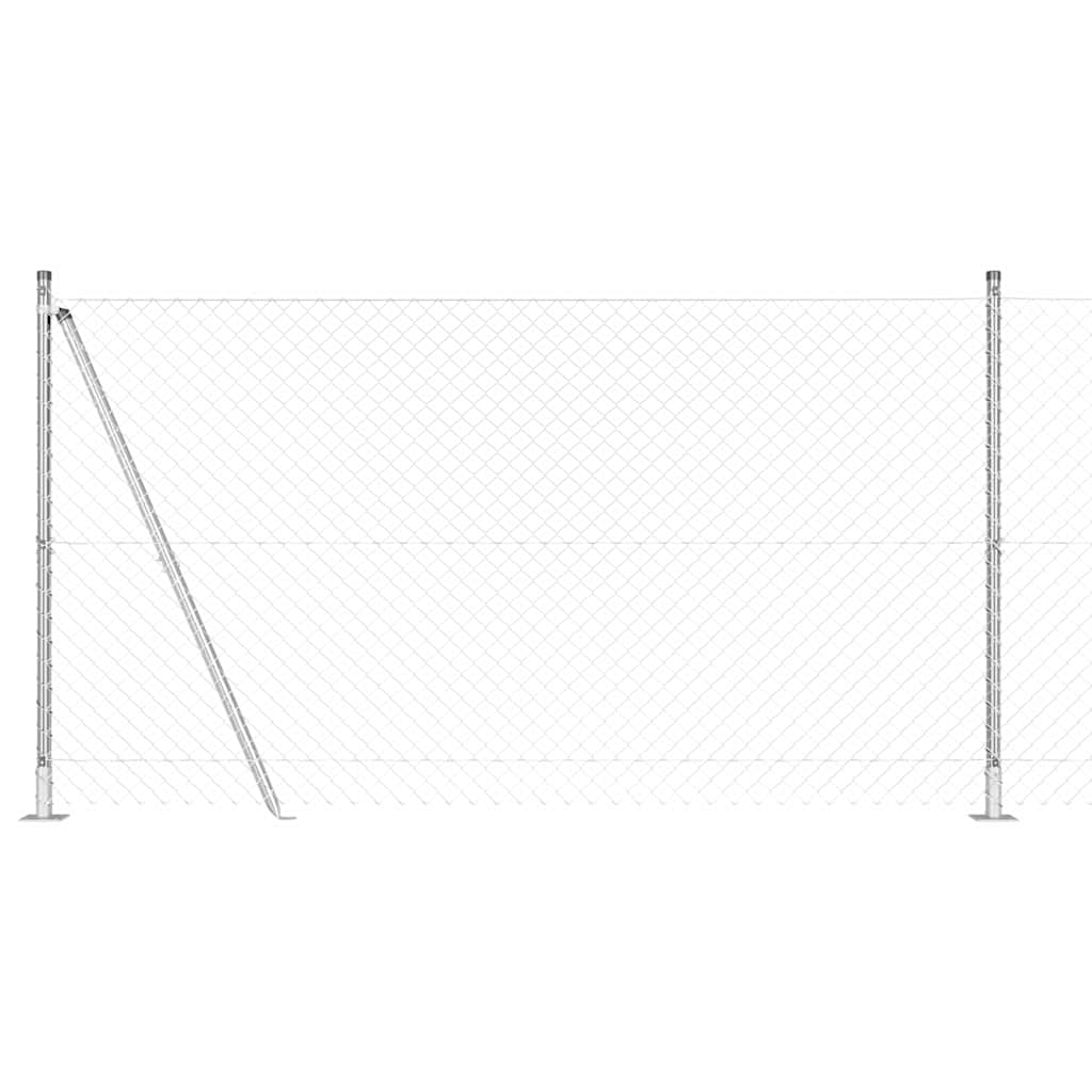 Stup za ogradu Srebrno 10 x 1,2 m (40 x 40 mm mrežica) Čelik