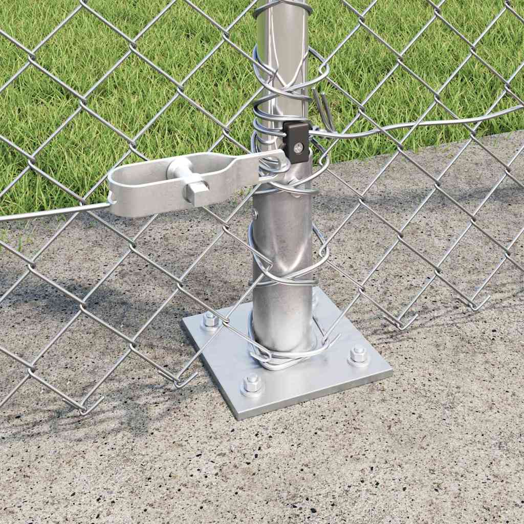 Stup za ogradu Srebrno 10 x 1,5 m (40 x 40 mm mreža) Čelik