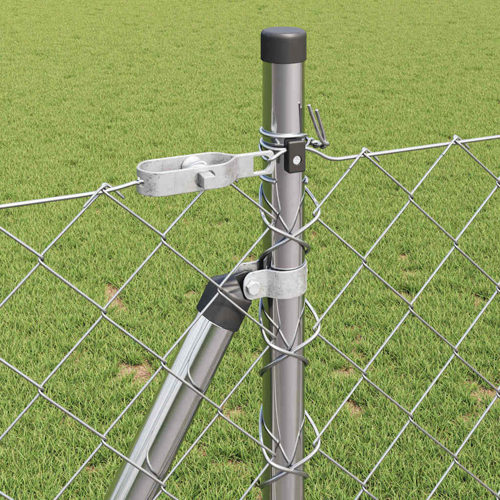 Zavareno žičano ogradno mreža s betonskom podlogom 10 x 0,8 m