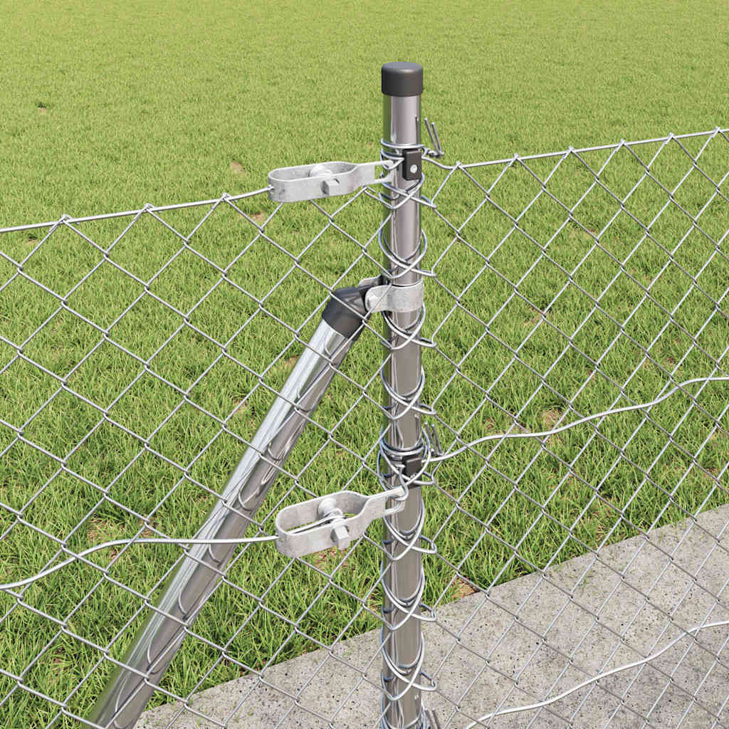 Zavareno žičano ogradno mreža s betonskom podlogom 25 x 0,4 m