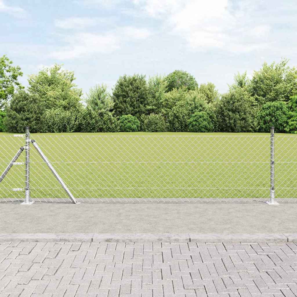 Zavareno žičano ogradno mreža s betonskom podlogom 25 x 0,4 m