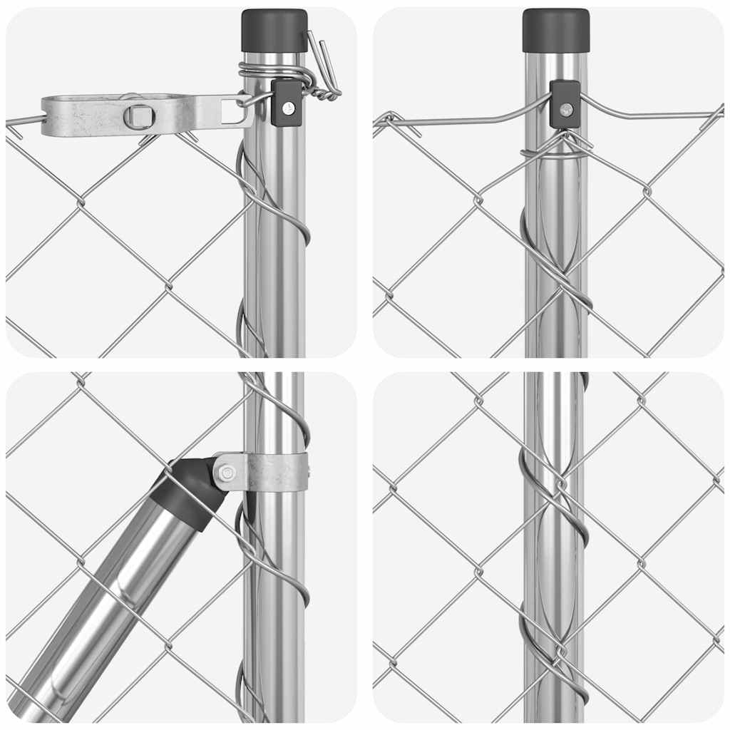 Zavareno žičano ogradno mreža s betonskom podlogom 25 x 0,6 m