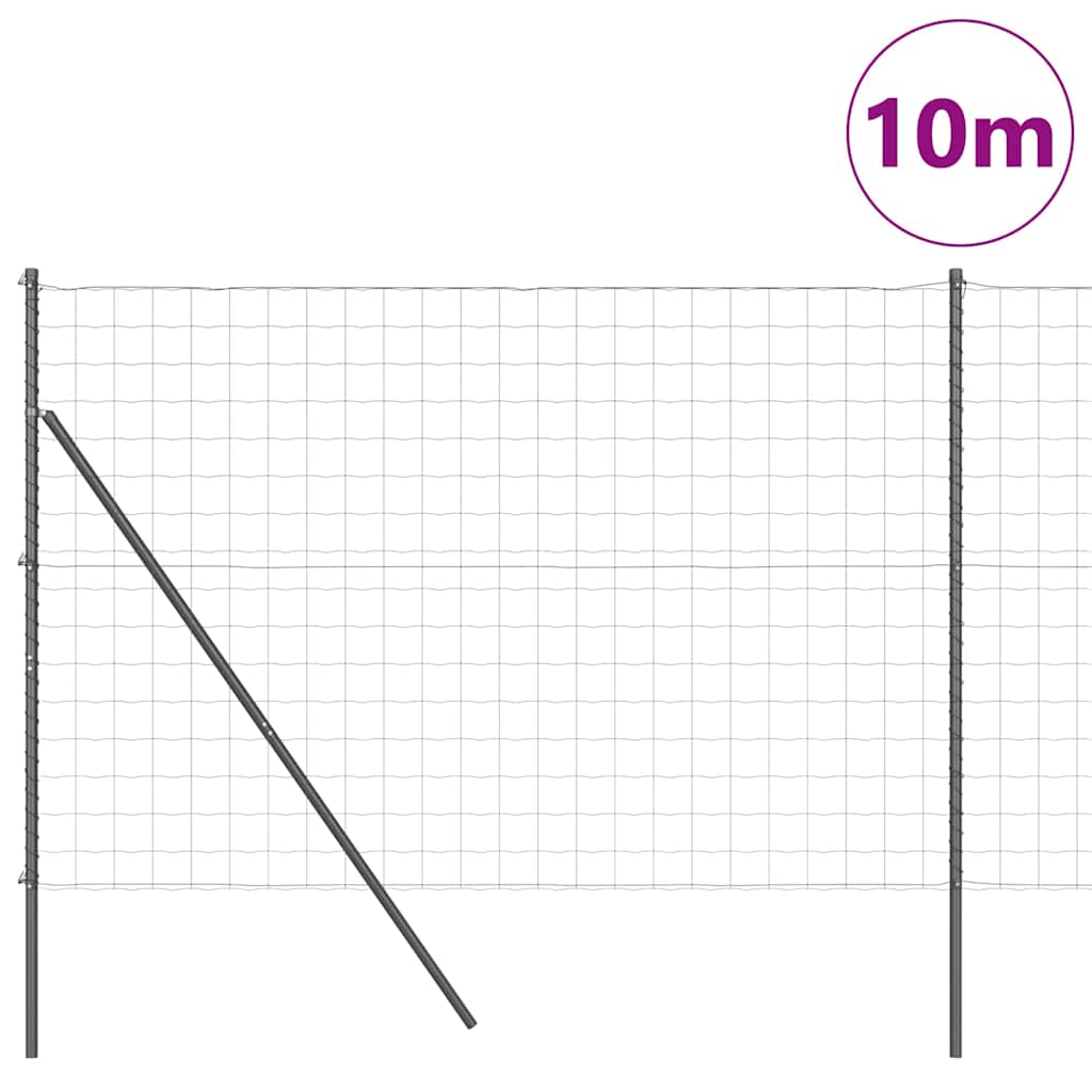 Temeljna zavarena žičana ograda 10 x 1,6 m (Š x V)