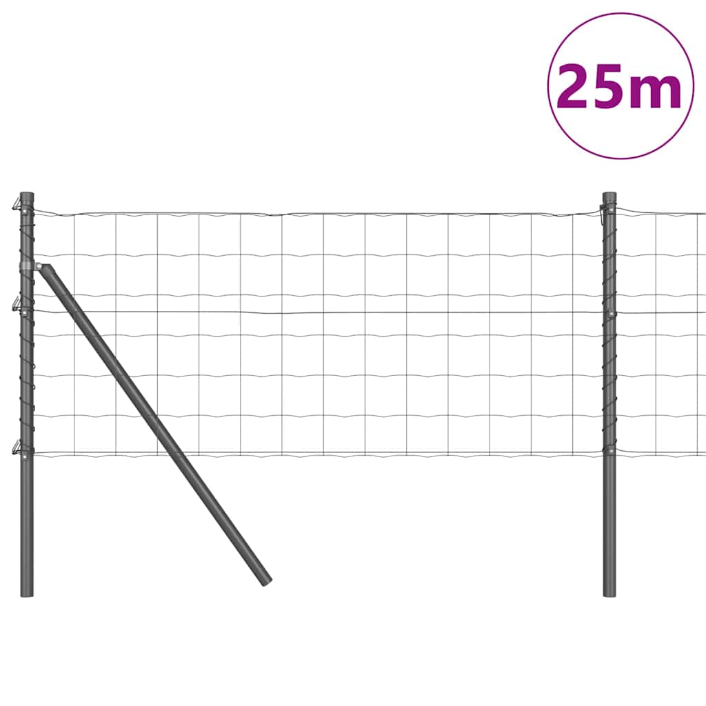 Temeljna zavarena žičana ograda 25 x 0,6 m (Š x V)