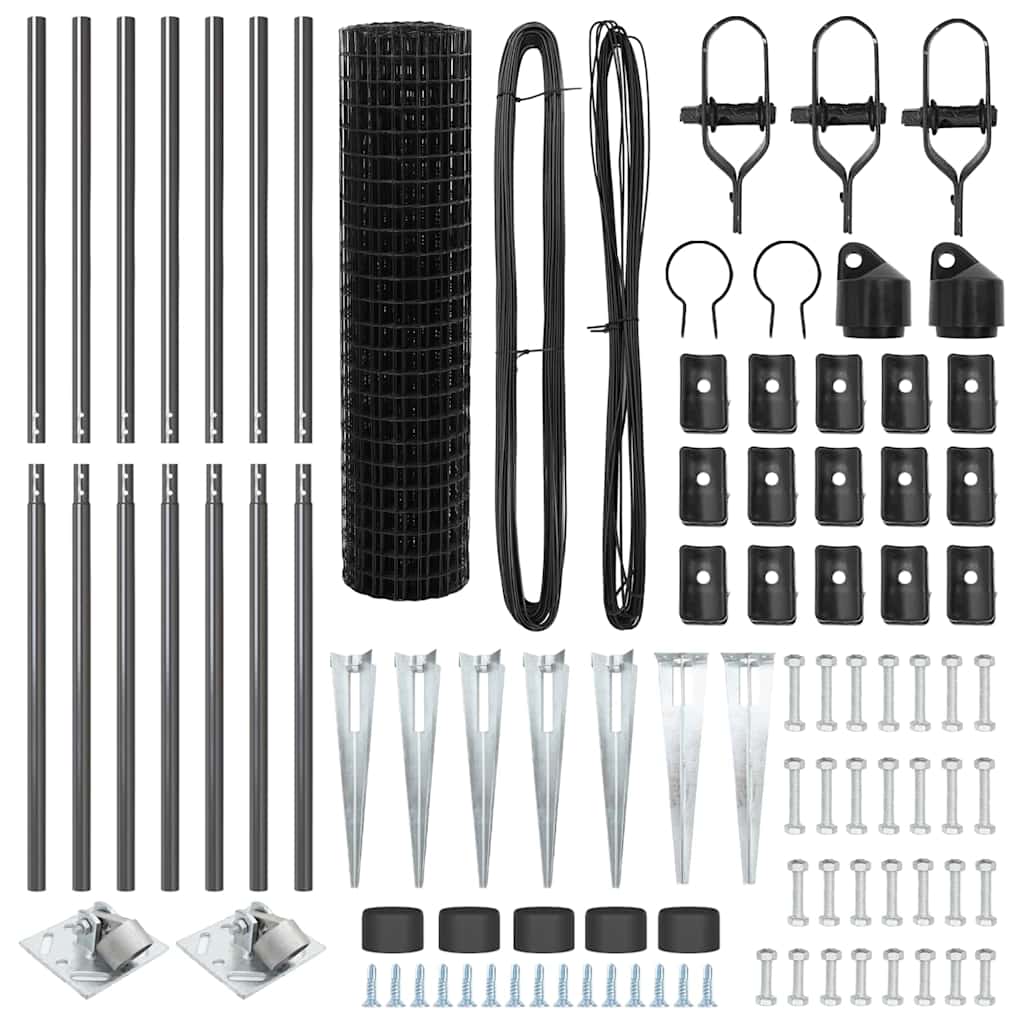 Zavareno žičano ograđivanje s bodljama 10 x 1,2 m (Š x V)