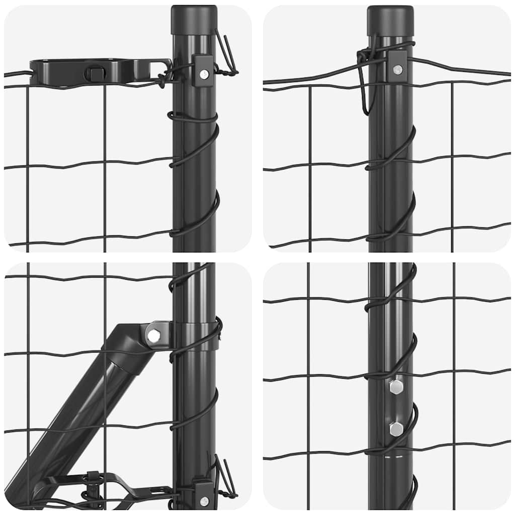 Zavareno žičano ograđivanje s bodljama 10 x 1,6 m (Š x V)