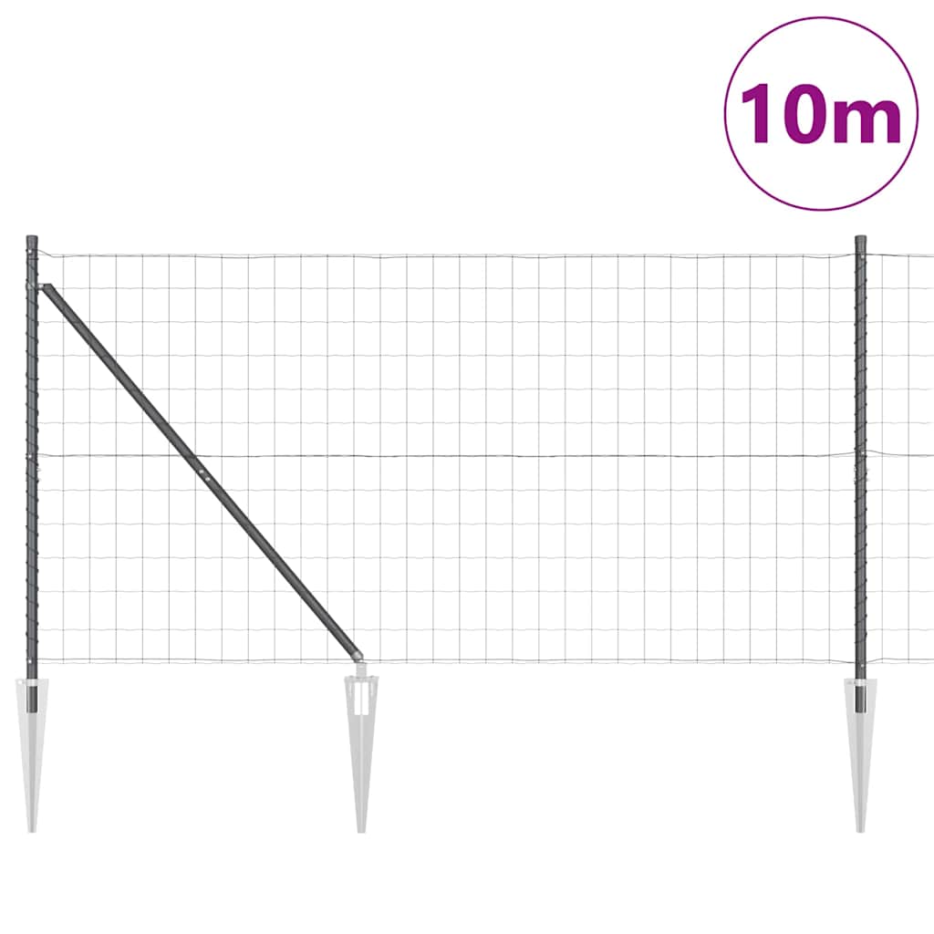 Zavareno žičano ograđivanje s bodljama 10 x 1,2 m (Š x V)