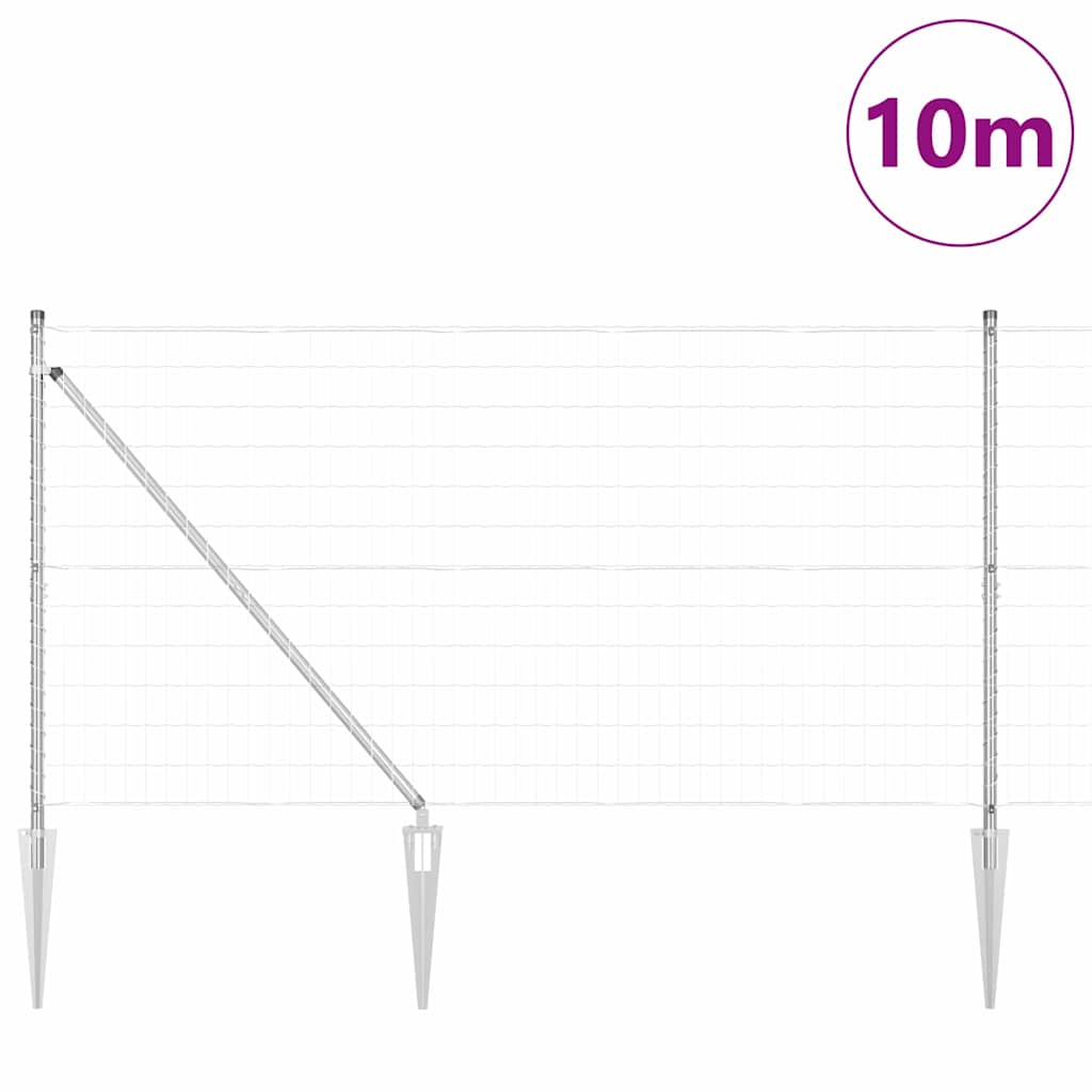 Zavareno žičano ograđivanje s bodljama 10 x 1,2 m (Š x V)