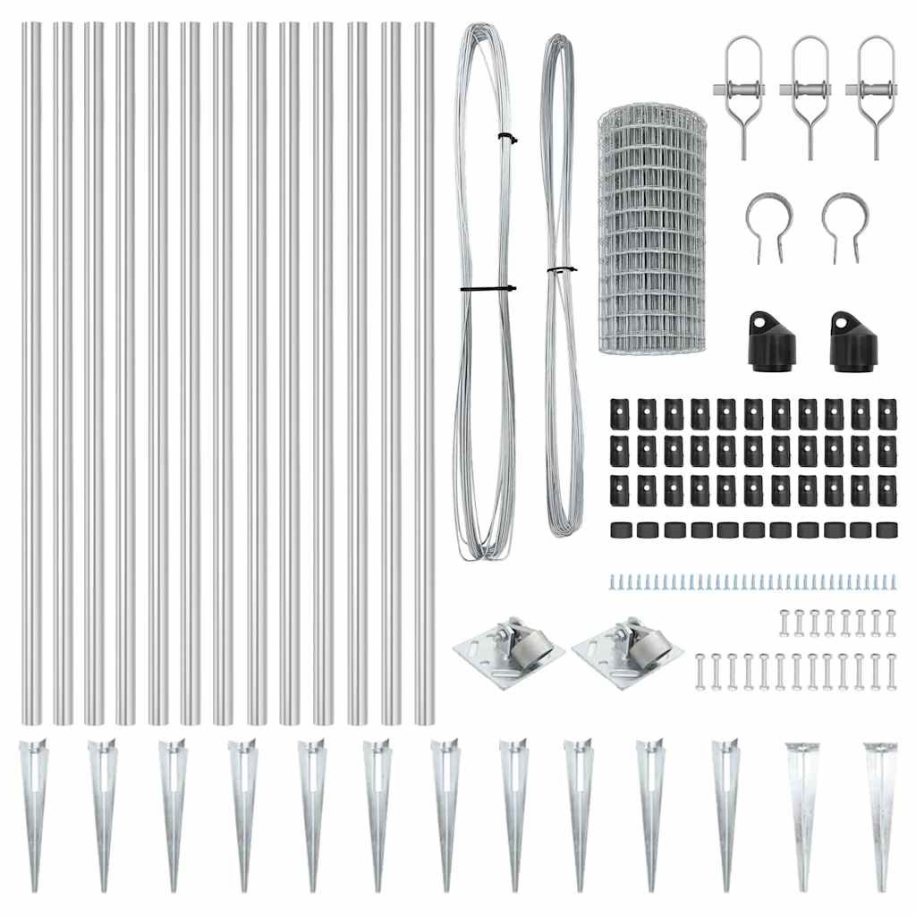 Zavareno žičano ograđivanje s bodljama 25 x 0,8 m (Š x V)