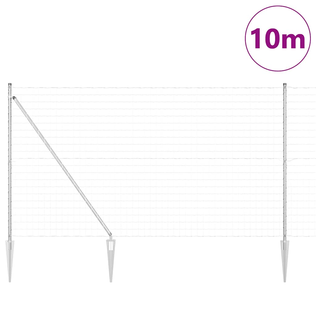 Zavareno žičano ograđivanje s bodljama 10 x 1,5 m (Š x V)
