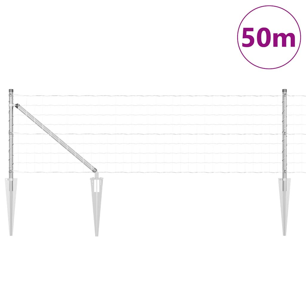 Zavareno žičano ograđivanje s bodljama 50 x 0,4 m (Š x V)