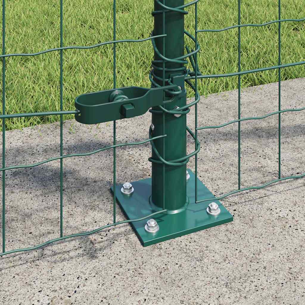 Zavareno žičano ogradno mreža s betonskom podlogom