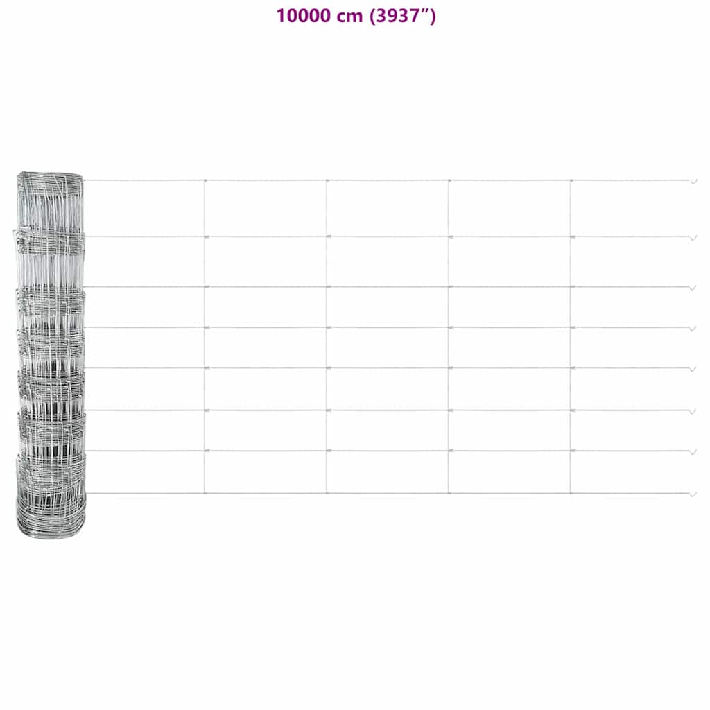 Temeljna zavarena žičana ograda 25 x 0,8 m (Š x V)