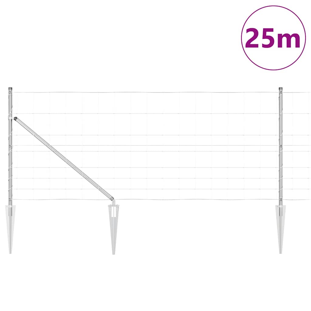 Zavareno žičano ograđivanje s bodljama 25 x 1 m (Š x V)