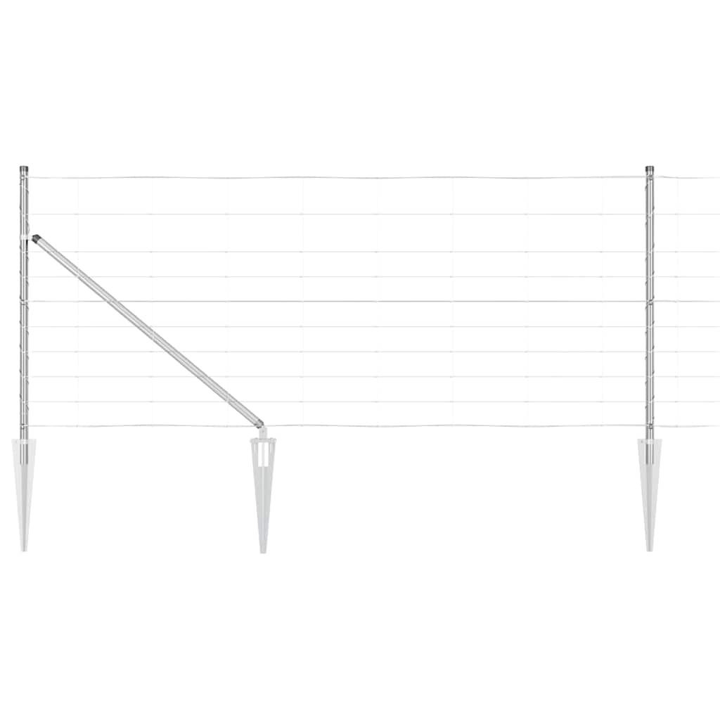 Stup za ogradu Galvanizirano 25 x 1 m Čelik
