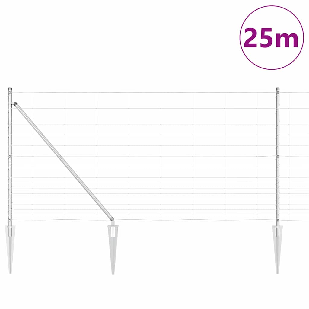 Stup za ogradu Galvanizirano 25 x 1,2 m Čelik