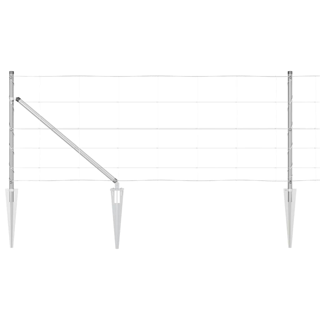 Stup za ogradu Galvanizirano 50 x 0,8 m Čelik