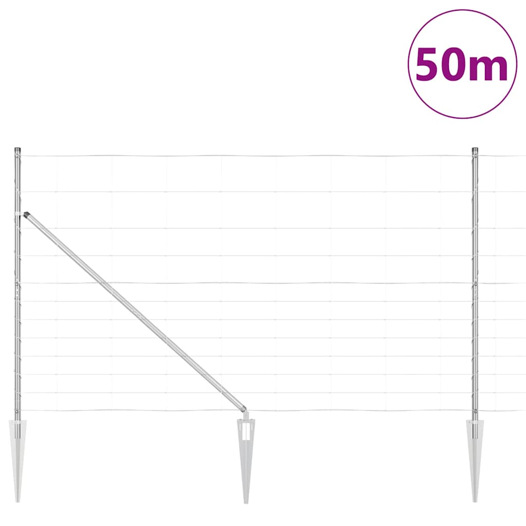 Stup za ogradu Galvanizirano 50 x 1,4 m Čelik