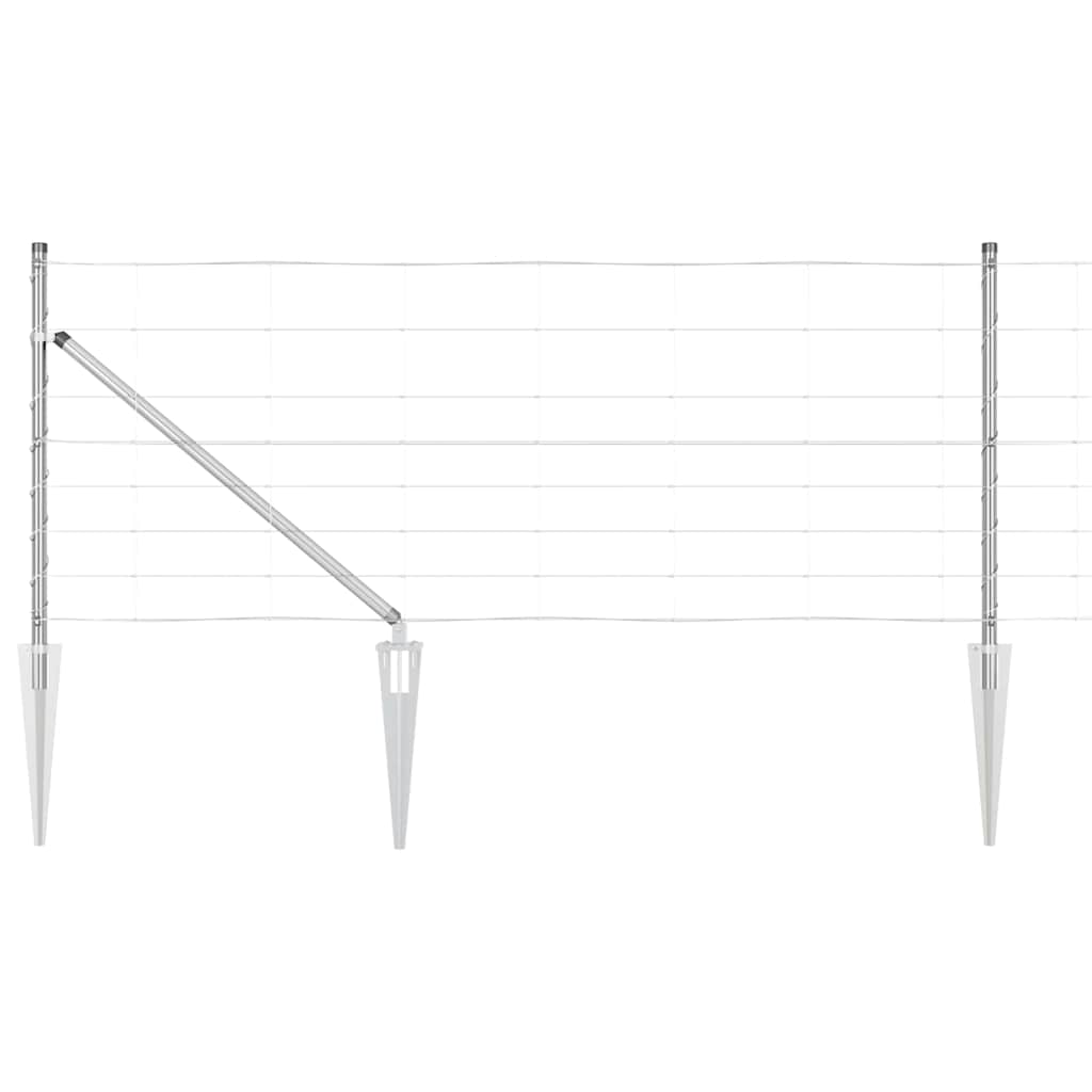 Stup za ogradu Galvanizirano 100 x 0,8 m Čelik
