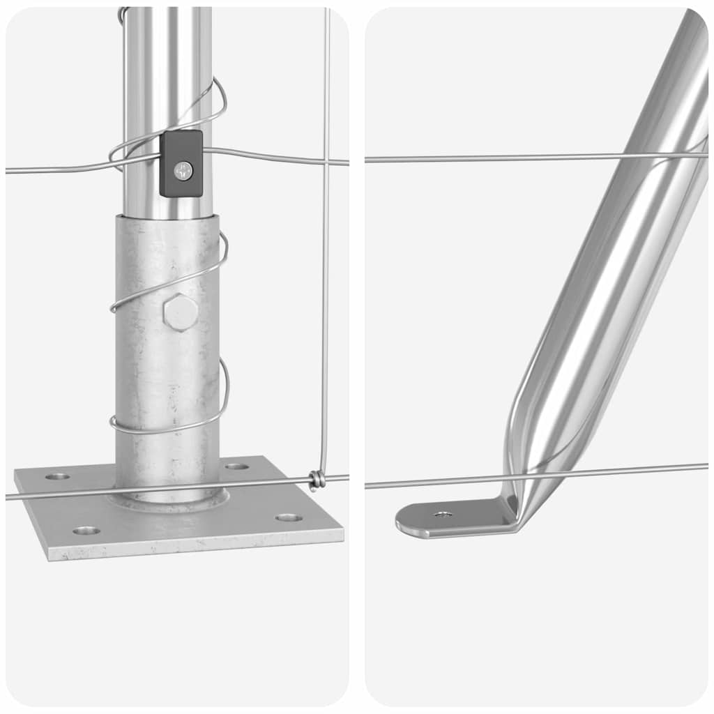 Stup za ogradu Galvanizirano 50 x 1,2 m Čelik