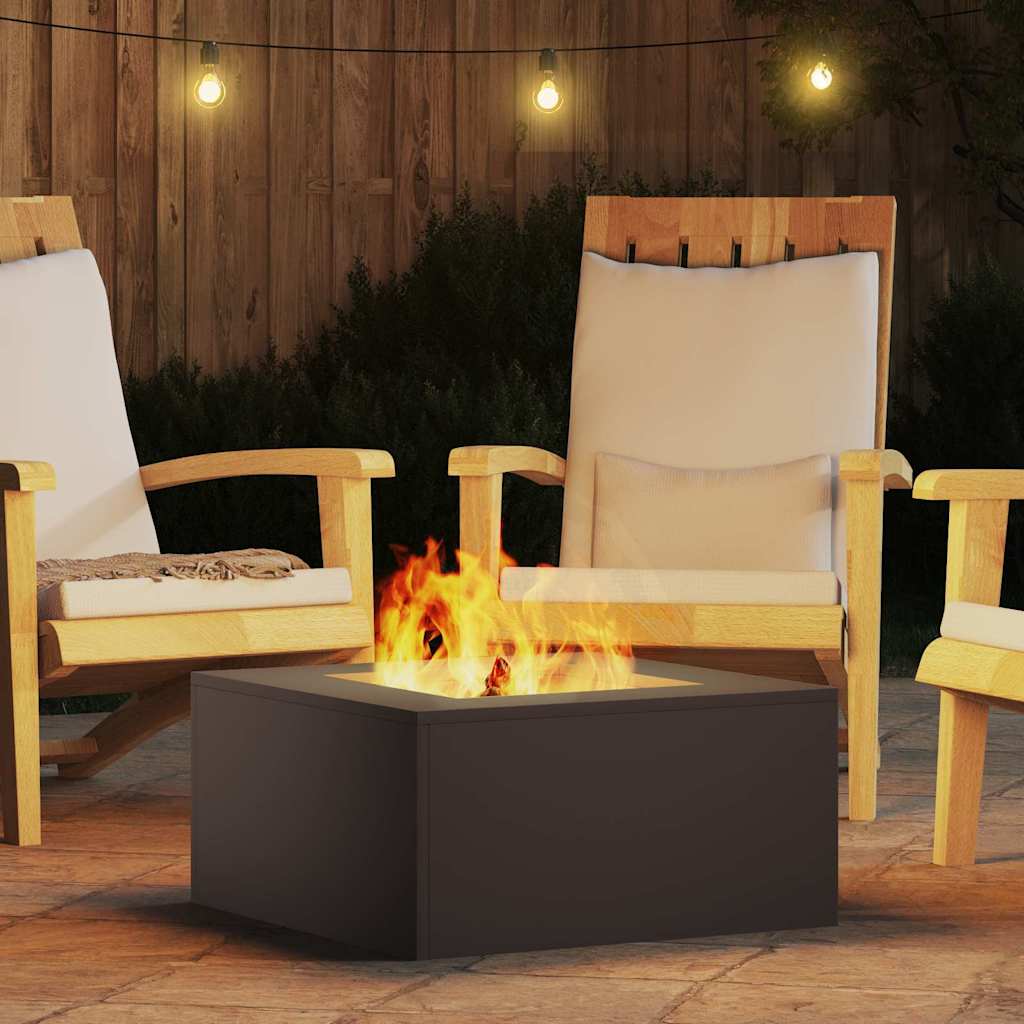 Kamin Crna 60 x 60 x 30 cm Čelik