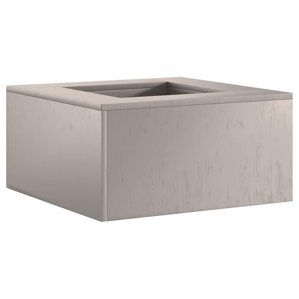 Kamin Smeđa 60 x 60 x 30 cm Čelik otporan na vremenske uvjete