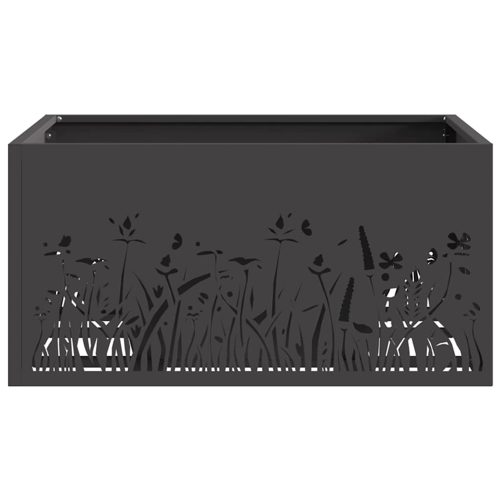Kamin Crna 60 x 60 x 30 cm Čelik