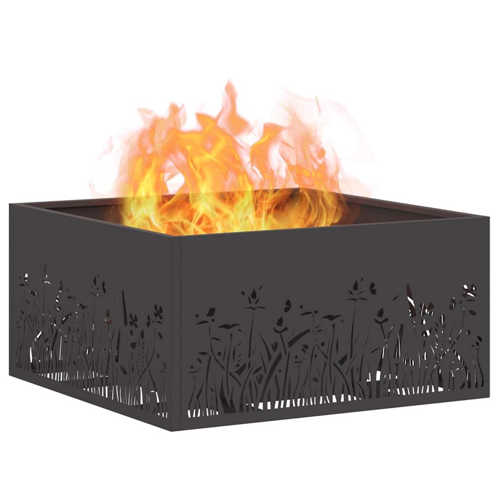 Kamin Crna 60 x 60 x 30 cm Čelik