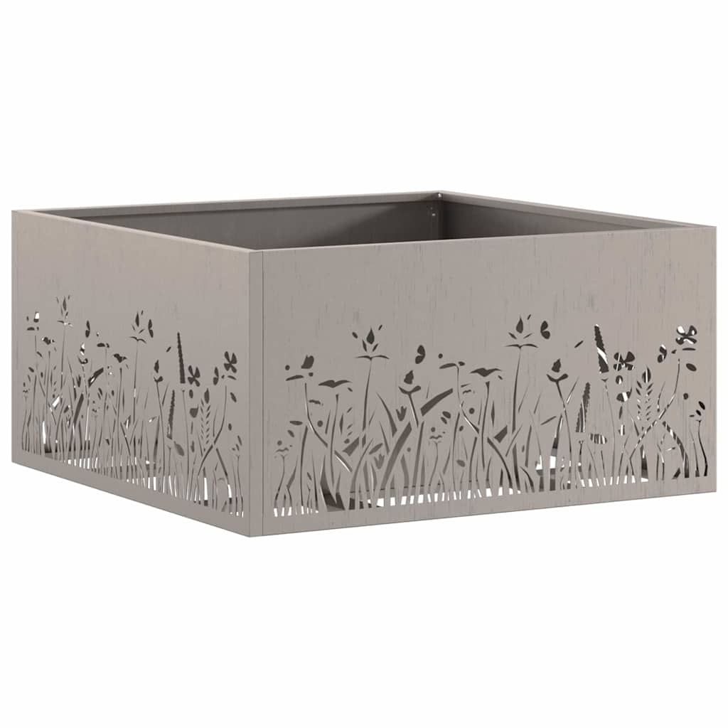 Kamin Smeđa 60 x 60 x 30 cm Čelik otporan na vremenske uvjete