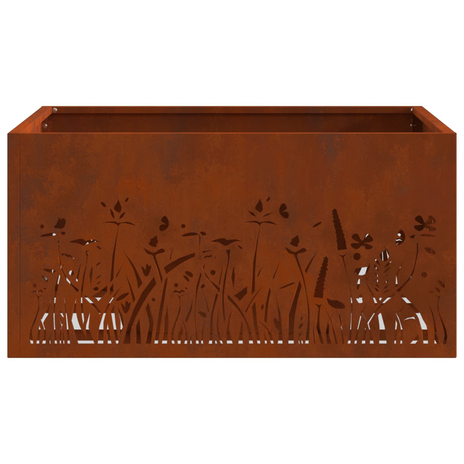Kamin Smeđa 60 x 60 x 30 cm Čelik otporan na vremenske uvjete