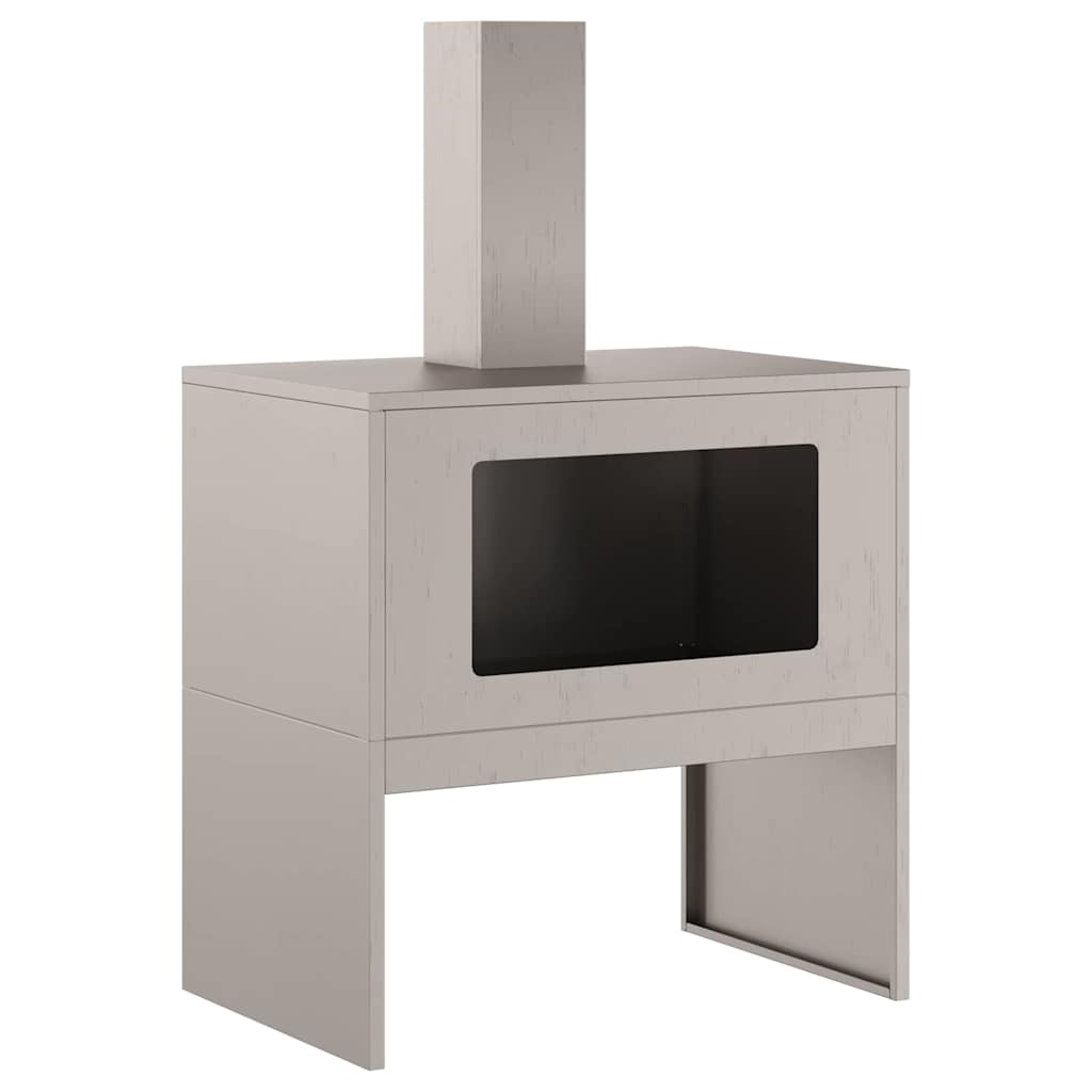 Kamin Smeđa 60 x 40 x 96 cm Čelik otporan na vremenske uvjete