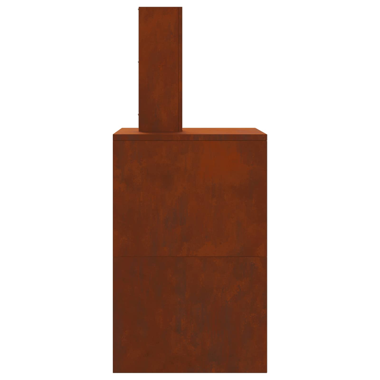 Kamin Smeđa 60 x 40 x 96 cm Čelik otporan na vremenske uvjete