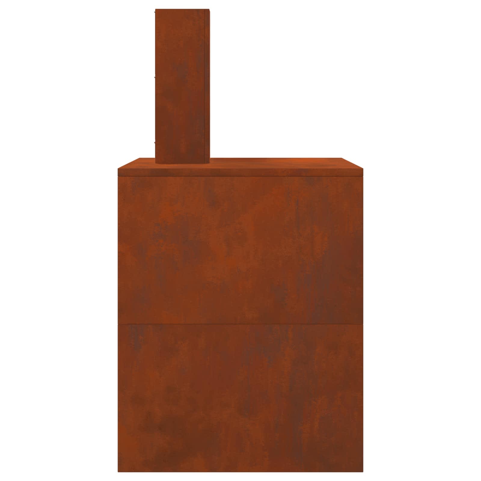 Kamin Smeđa 80 x 50 x 96 cm Čelik otporan na vremenske uvjete
