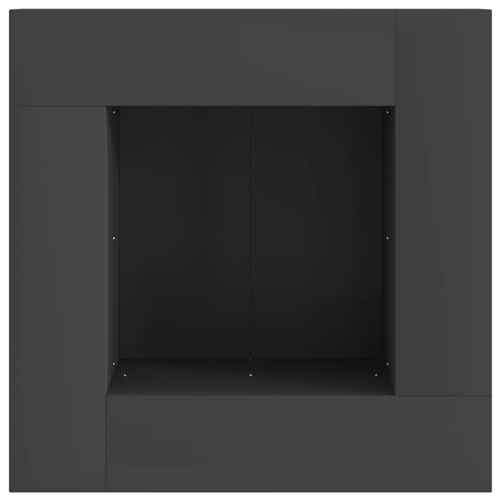 Kamin Crna 60 x 60 x 30 cm Čelik