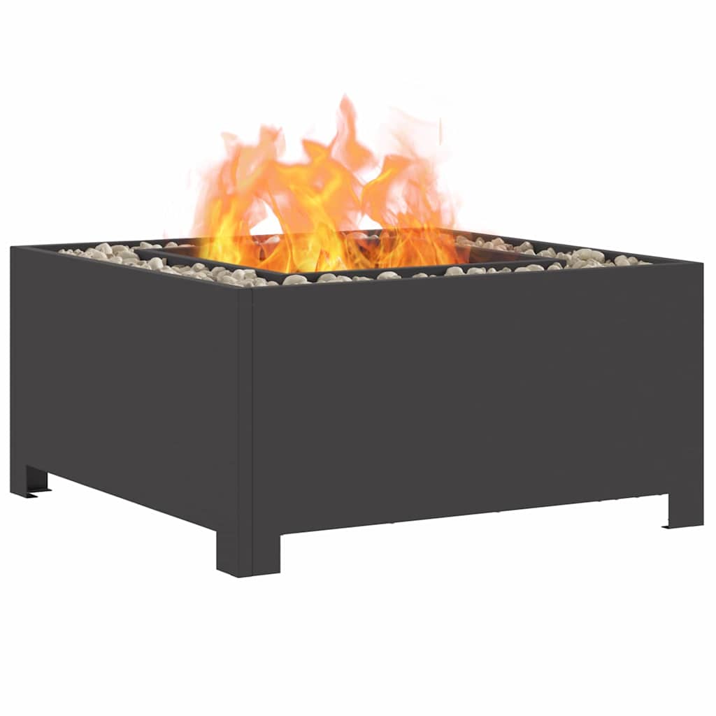 Kamin Crna 60 x 60 x 30 cm Čelik