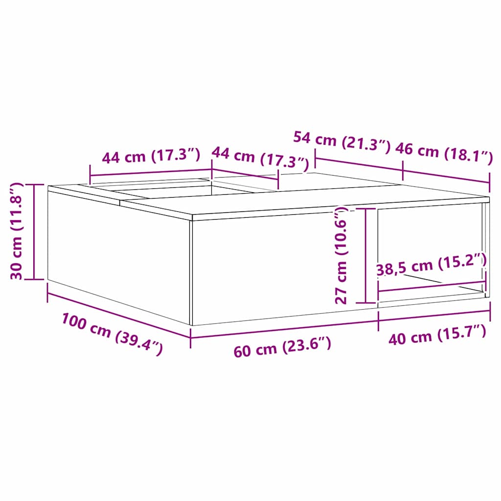 Kamin Smeđa 100 x 100 x 30 cm Čelik otporan na vremenske uvjete
