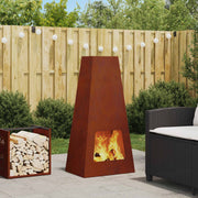 Kamin Smeđa Veličina 50 x 35 x 100 cm