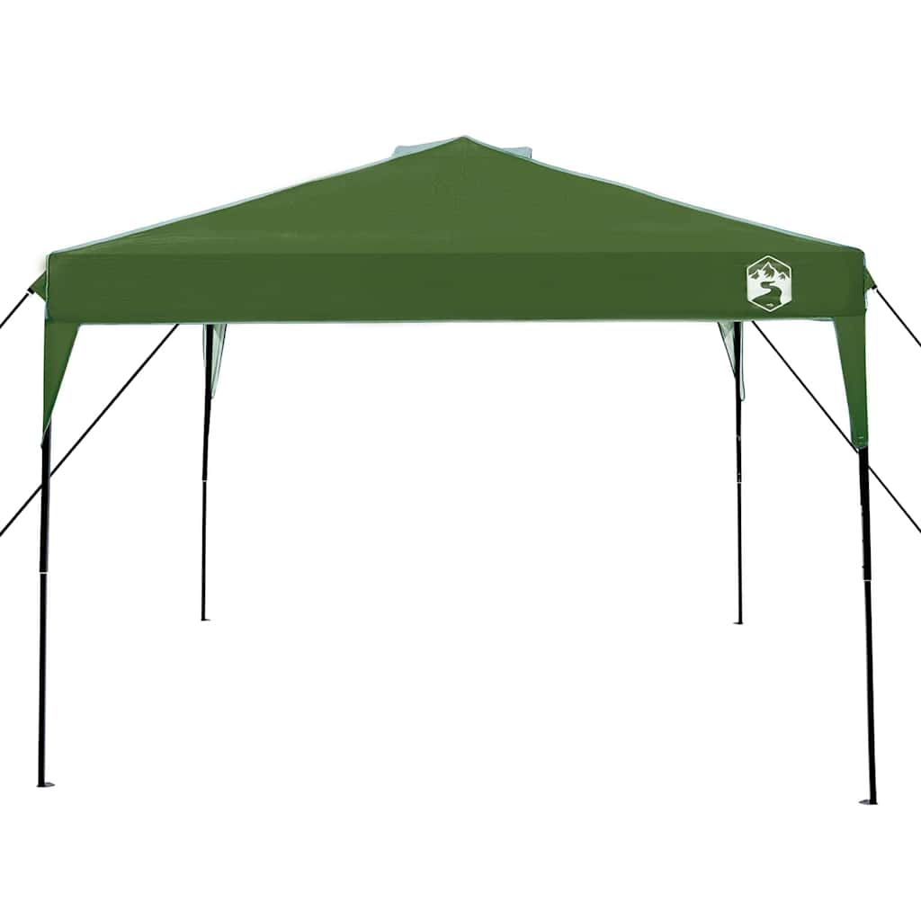 Šator s nadstrešnicom Zelena 290 x 290 x 251 cm tkanina