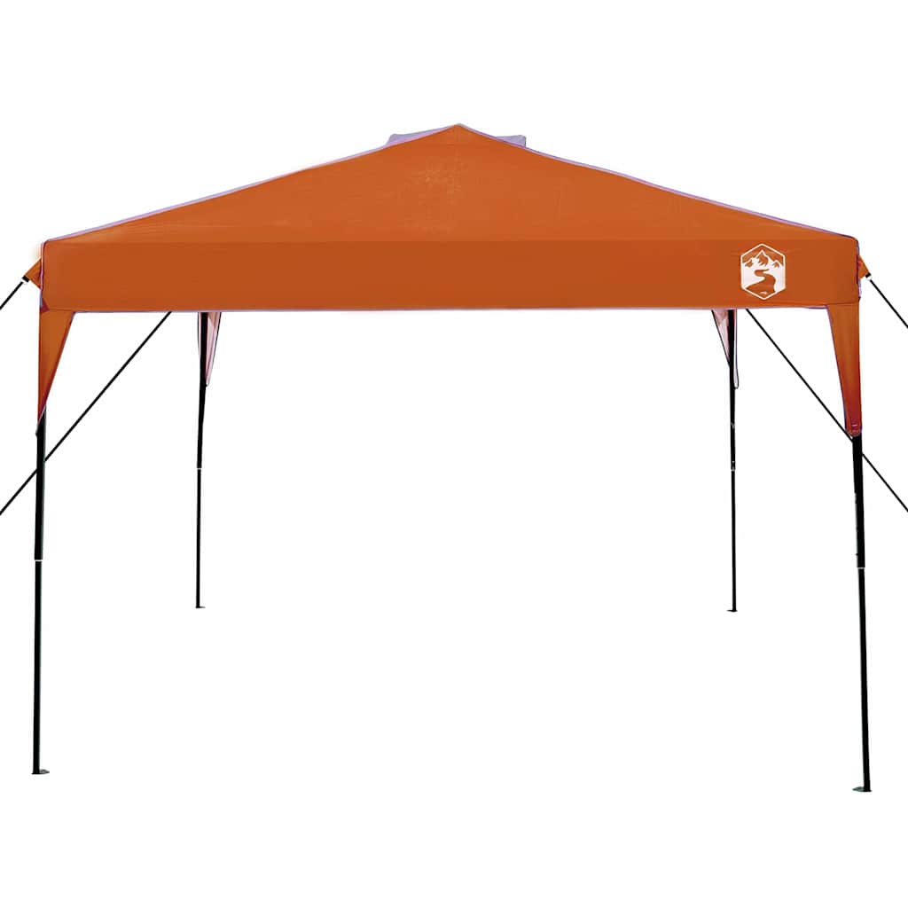 Šator s nadstrešnicom Narančasta 290 x 290 x 251 cm tkanina
