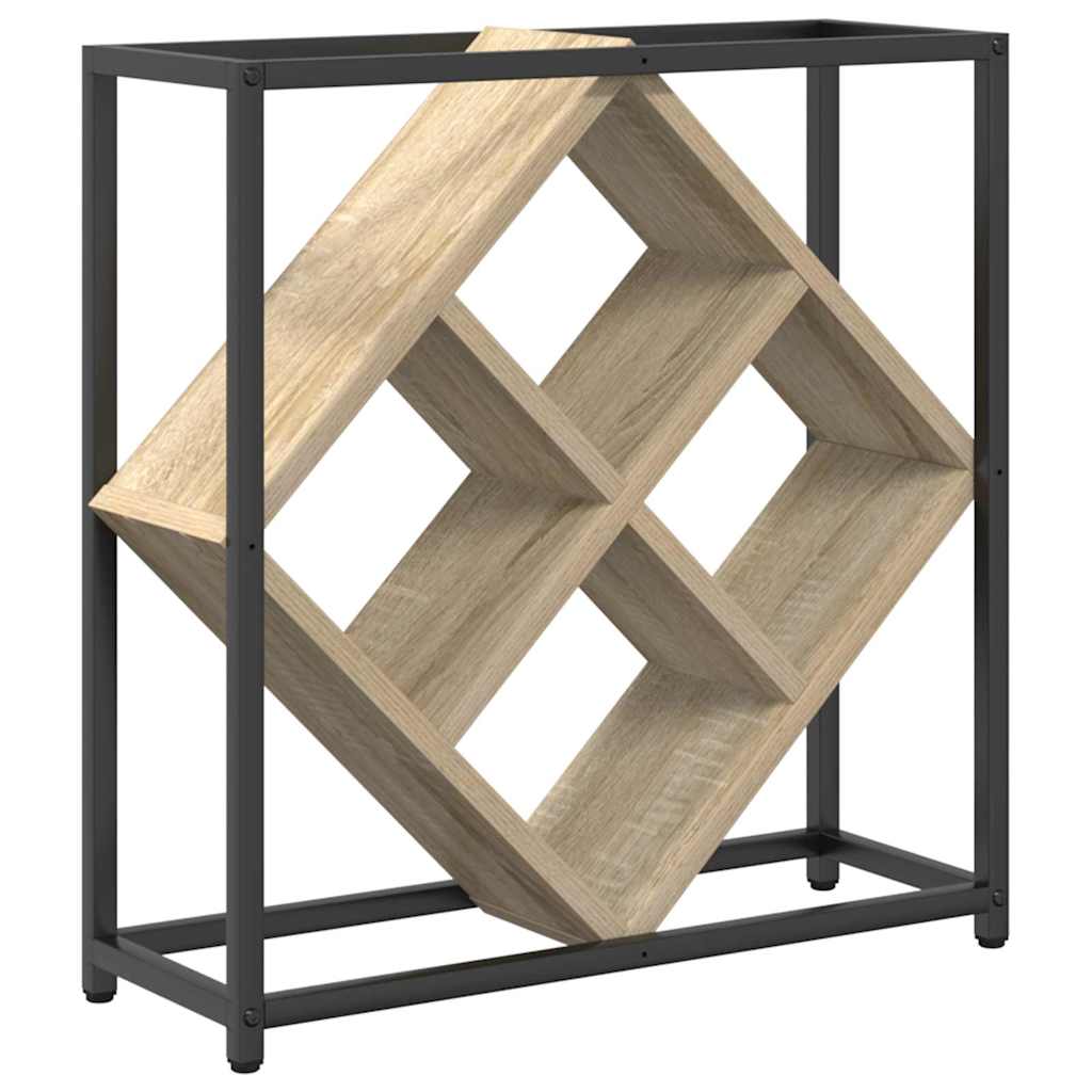 Stalak za vino Sonoma hrast 51 x 18 x 52,5 cm Konstruirano drvo