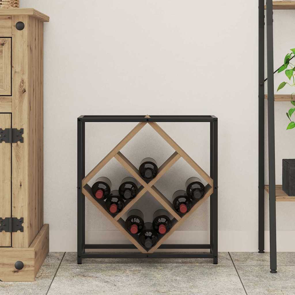 Stalak za vino Umjetnički hrast 51 x 18 x 52,5 cm