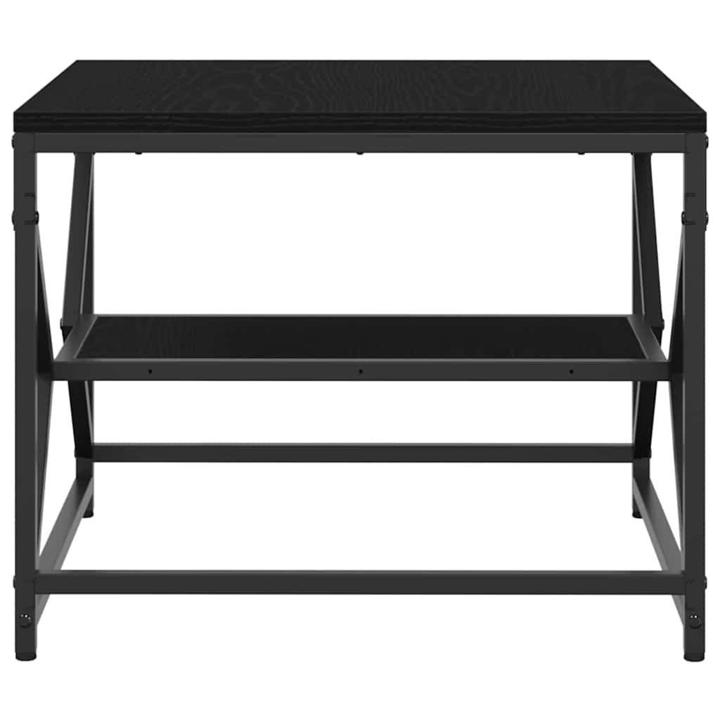 Kava Stol Crni hrast 51 x 50 x 40 cm Inženjerska drva i čelik