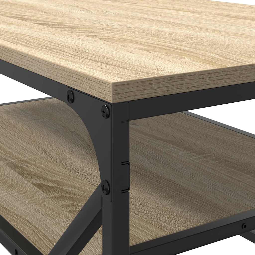 Kava Stol Sonoma hrast 90 x 50 x 40 cm Inženjerska drva i čelik
