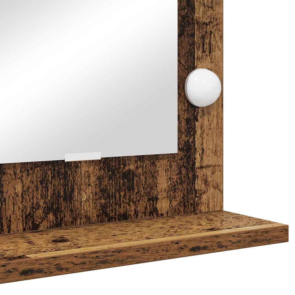 Ogledalo za Toalet Pravokutni Staro drvo 100 x 45 x 18 cm