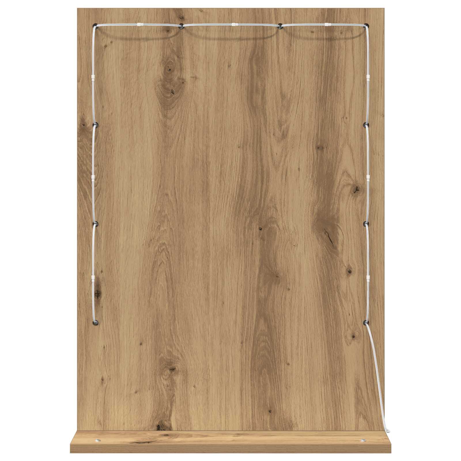 Ogledalo za Toalet Pravokutni Umjetnički hrast 70 x 50 x 18 cm