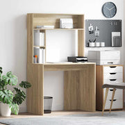 Stol s policom Sonoma hrast 91 x 50 x 149 cm Konstruirano drvo