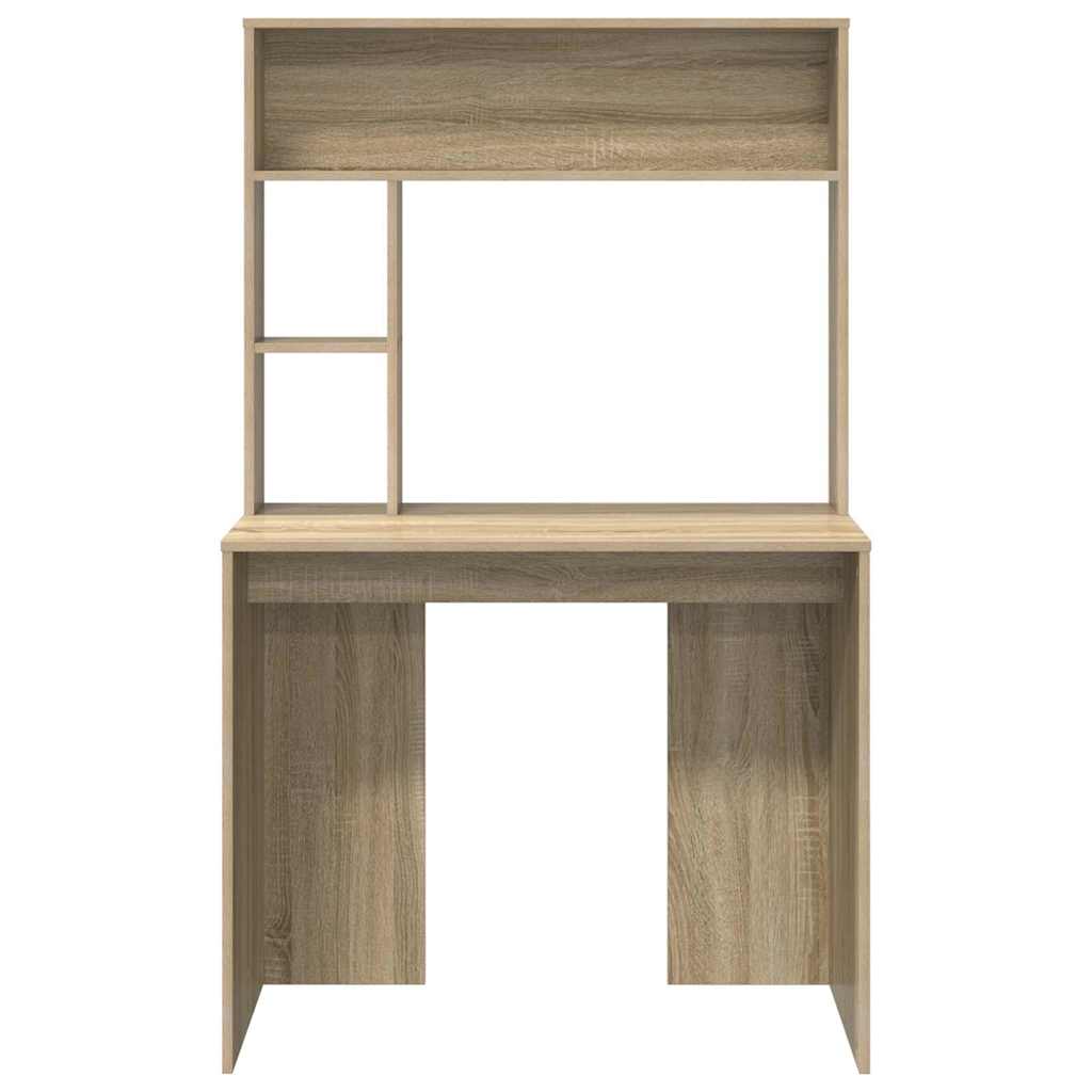 Stol s policom Sonoma hrast 91 x 50 x 149 cm Konstruirano drvo