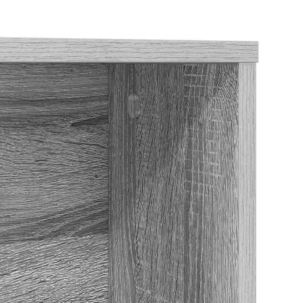 Stol s policom Siva Sonoma 91 x 50 x 149 cm Konstruirano drvo