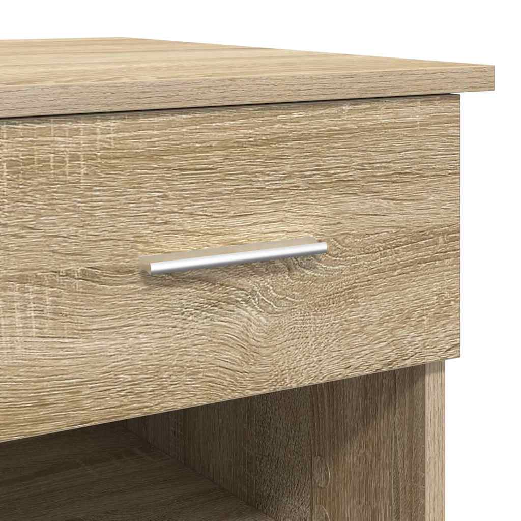 Stol s ladicama Sonoma hrast 90 x 49 x 75 cm Konstruirano drvo